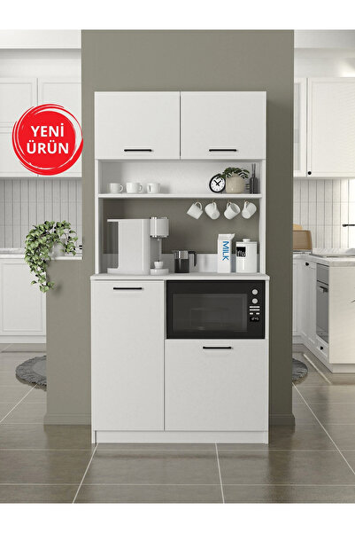Dekorister Tuco Çok Amaçlı Mutfak Dolabı & Mikrodalga Fırın Dolabı & Banyo Do...