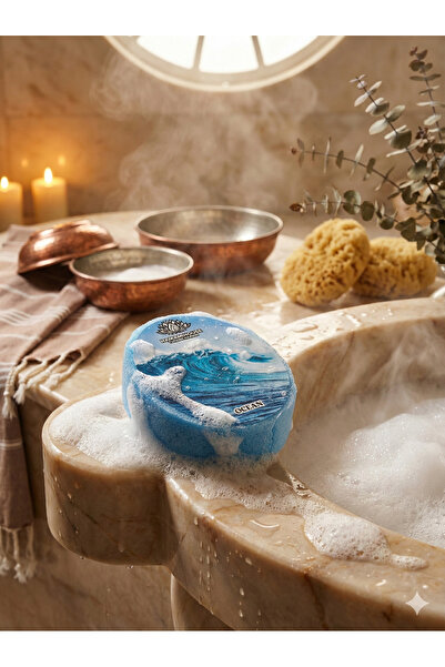 HAMAM HOUSE TURKISH HAMAM Natural Sponge Soap with Ocean Extract