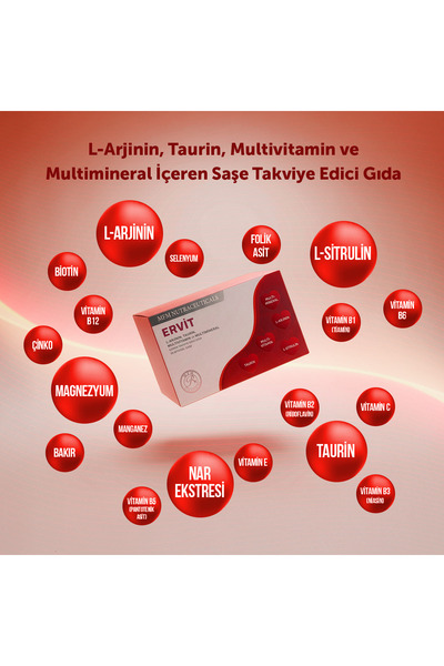 MFM NUTRACEUTICALS MFM ERVİT (30 Saşe)