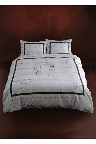 Cherx Set de lenjerie de pat din satin de bumbac Sona