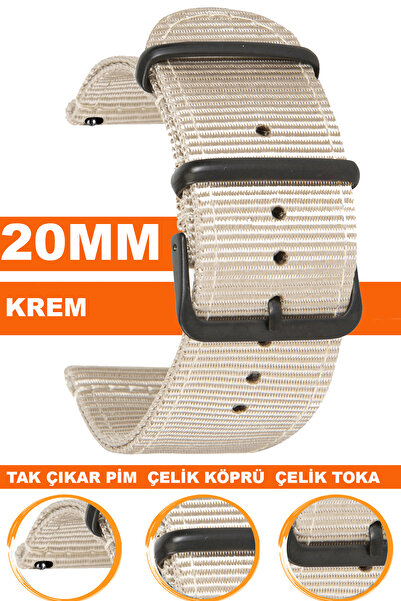 COBRA 20mm Fossil-Welder-Casio-Seiko-Omega-Armani Saat Uyumlu Nato Tekstil Kumaş Saat Kordonu NTCFT20