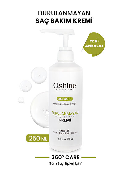 OSHİNE Durulanmayan Saç Onarıcı Saç Bakım Kremi, Cremask, 250ml