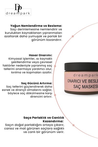 DREAMPARK Repairing and nourishing hair mask 250 gr
