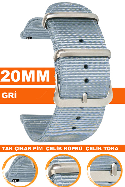 COBRA 20mm Fossil-Welder-Casio-Seiko-Omega-Armani Watch Compatible Nato Fabri...