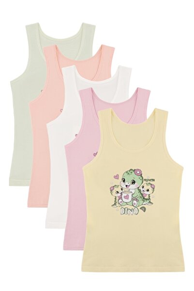 Donella 5-Pack of Girls' Tank Tops 4971Pb125