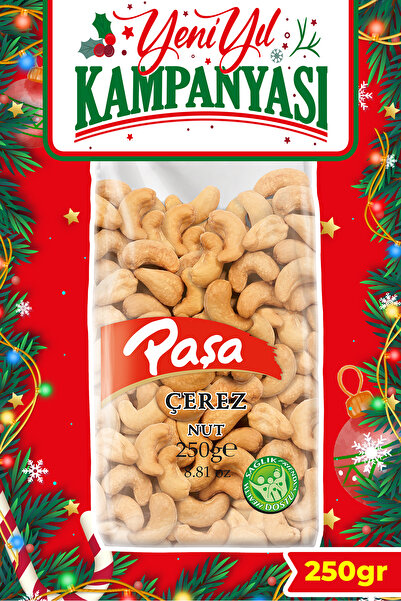 Paşa Kuruyemiş Kavrulmuş Kaju 250 gr (Tuzlu Kaju Fıstığı)