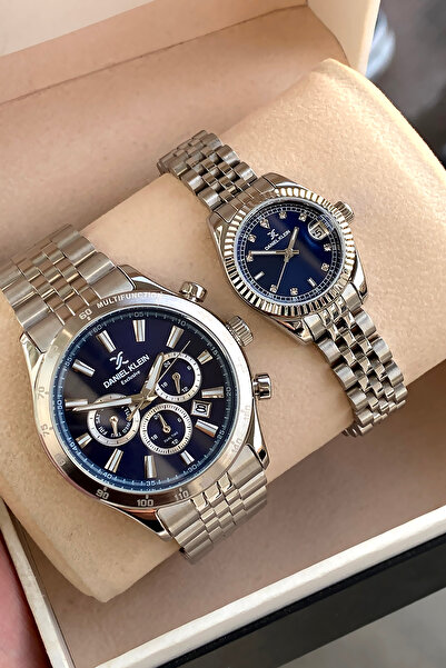 Daniel Klein Orijinal 24 Ay Garantili Çelik Su Geçirmez Bileklik Hediyeli Sevgili Çift Erkek ve Kadın Kol Saati