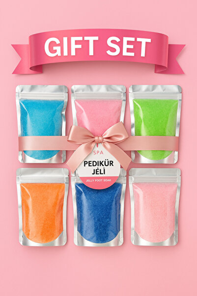 DR.RAİN Spa Pedikür Jeli Tek Kullanımlık 6 Paket – Manikür Pedikür Jeli – Ren...