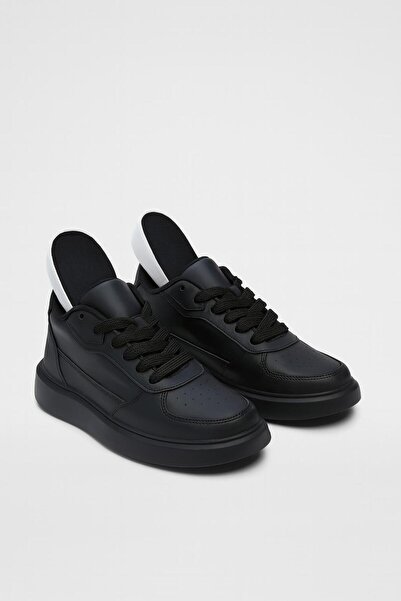 MAC MERO Black Sneaker +6Cm Height Increasing Daily Walking Shoes