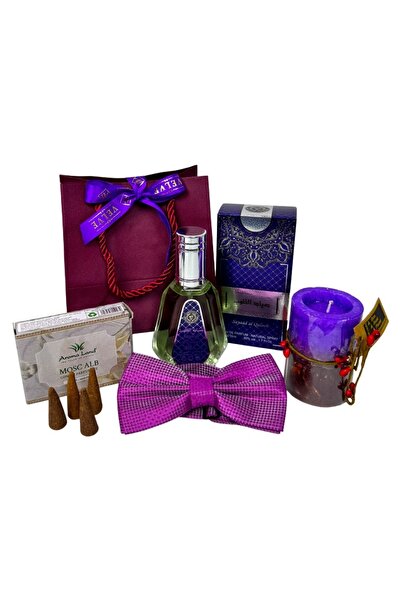 velve Pachet Elegant Christmas,pentru barbati,cu parfum,lumanare festiva,conu...