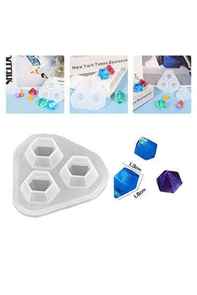 Getshopmini Epoksi Silikon Küçük Çoklu Elmas Kalıbı