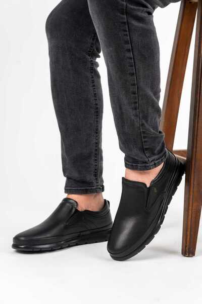 D&M DANİ&MARCA Ανδρικά Comfort Δερμάτινα Παπούτσια - Ortapetik Casual Shoes