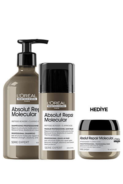 L'oreal Professionnel Serie Expert Absolut Repair Molecular Onarıcı Saç Bakım Seti