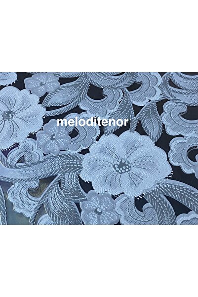TNR Transparent Coating White Flower Leaf Pattern Non-Slip Wipeable Pvc Round Oilcloth Tablecloth