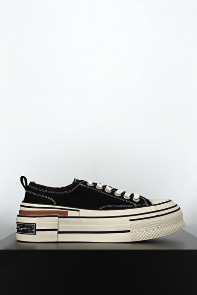 Lufian 121230039 Elena Canvas Unisex Sneaker Shoes Black