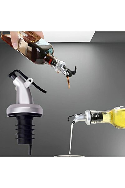 Genel Markalar 1 ADET Sızdırmaz Kapaklı Şişe Tıpası Yağdanlık Ucu 1x Gri