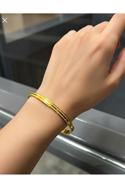 kuyumcu nurettin 15 gr (Gram) Klasik Tırtıklı Ray Kibrit Çöpü Bilezik 22 Ayar...