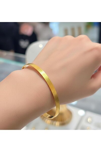 10 Gr 22 Ayar Altın  Trabzon Çöp Bilezik, Beden 54- 56-58-60-62-64-66-68-70 , Işçiliksiz Yatırımlık
