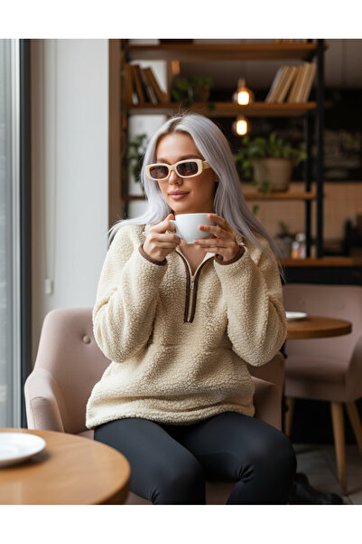 Grenj Fashion Plush Knitted Sweatshirt