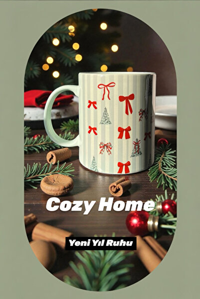 DVOYAGE Cozy New Year's Cup - Patterns Reflecting the New Year's Spirit