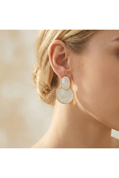 Candy Nuveria's Seal - Enamel Dangle Round Earrings