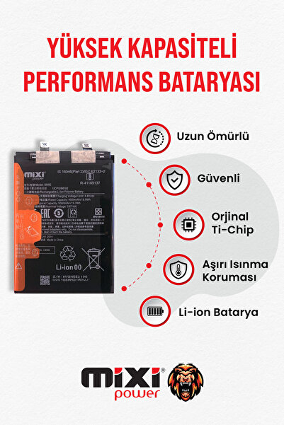 mixipower Xiaomi Redmi Note 11 Pro 5G / 11E Pro / 12 Pro 4g / Poco X4 Pro Uyu...