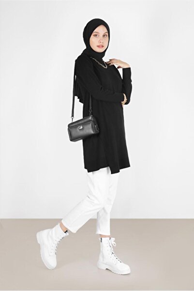 Alvina ASYMMETRIC CUT BASIC KNITWEAR TUNIC 42048