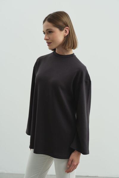 C&City Oversize Basic Sweatshirt 980 Smoked