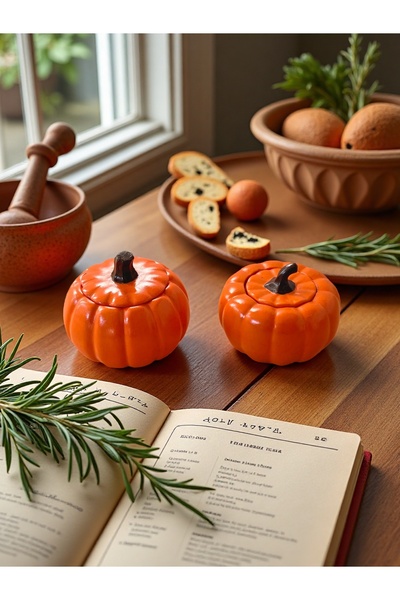 DEKOPOR 2'li Dekoratif Kabak seti