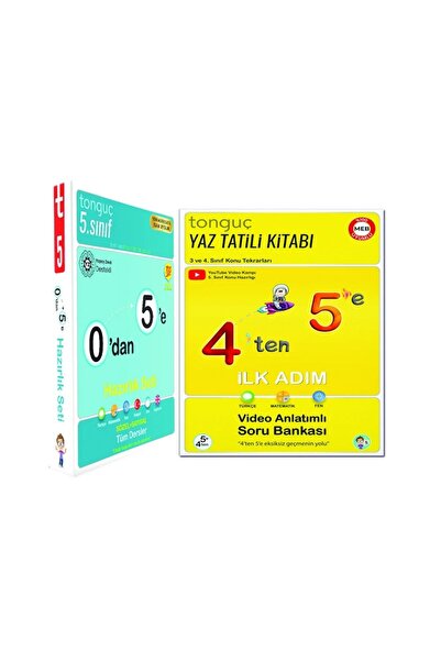 Tonguç Yayınları 4'ten 5'e Hazırlık Seti
