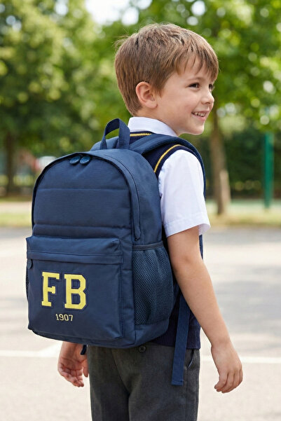 Fenerbahçe Lisanslı Sırt Çantası – FB 1907 Nakışlı, Orta Boy, Okul ve Günlük ...