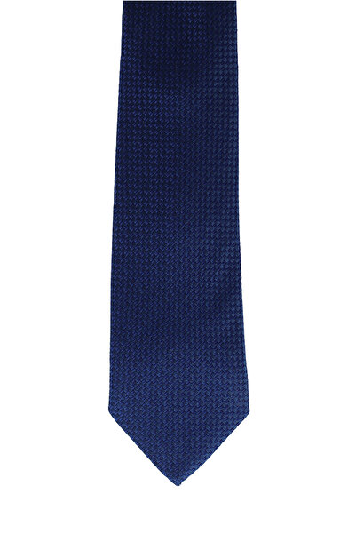 Abdullah Kiğılı Patterned Silk Blend Tie