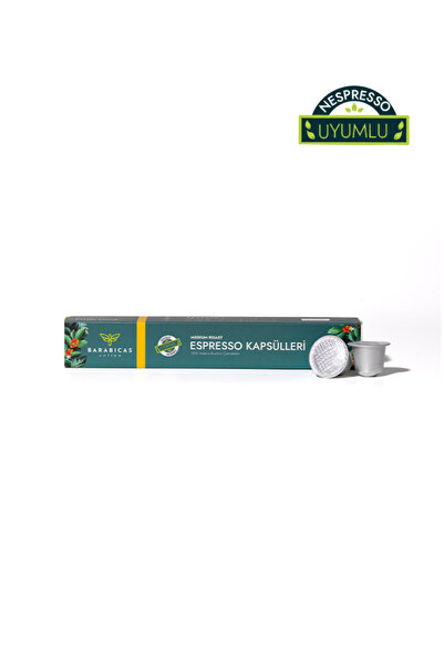 BARABICAS قهوة – كبسولات إسبريسو رواندا - تحميص متوسط - عبوة 10 كبسولات - متو...