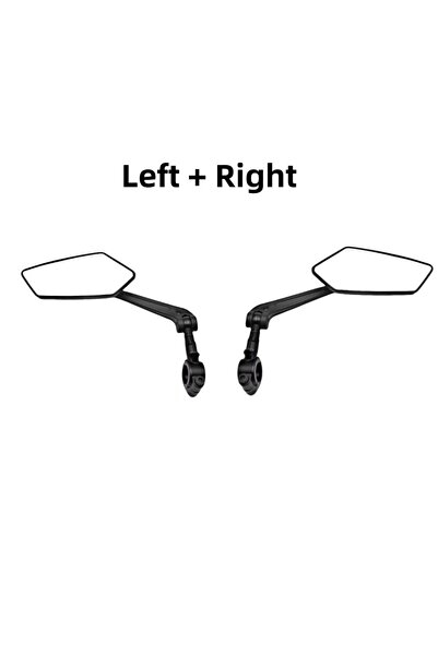 Choice زوج واحد من مرايا مقود الدراجة العالمية - زاوية واسعة عالية الدقة ودوران 360 درجة لرؤية لا مثيل لها