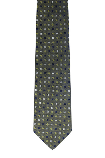 Abdullah Kiğılı Italian Patterned Silk Tie
