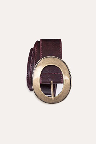 VATKALI Древен колан от кожа със златна катарама