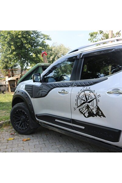 Cappafe Nissan Navara 2016-2021 Yıl Aralığı Uyumlu Yarasa Kapı Kaplama Set 6 Prç.