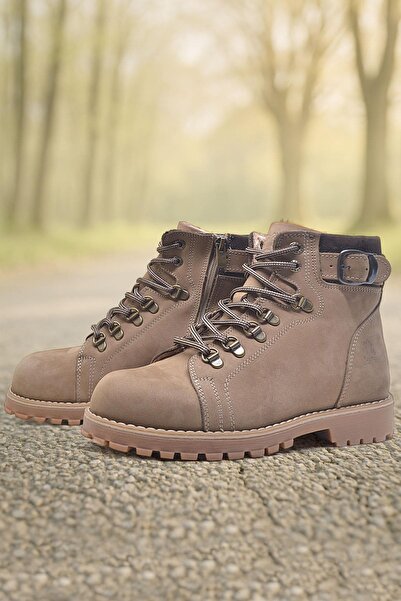 Rakerplus Παιδικές μπότες με φερμουάρ από γνήσιο δέρμα Griffon