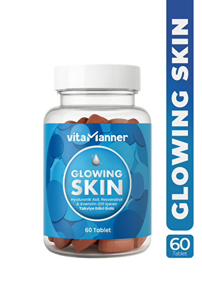 Vitamanner Glowing Skin | Cilt Vitamini | Hyaluronic Acid Glutatyon Resveratr...