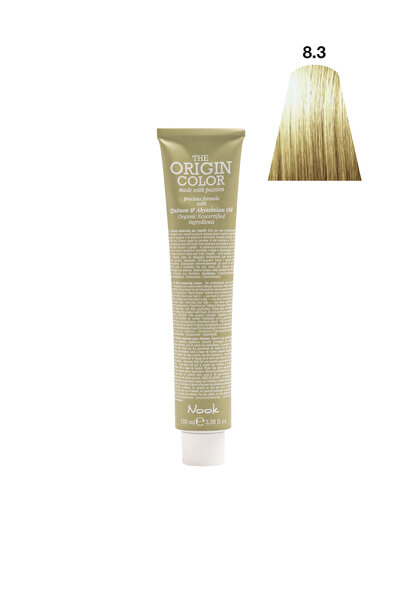 Nook Origin Color Profesyonel Saç Boyası 100ml- Bal Köpüğü / Koyu Altın Sarıs...