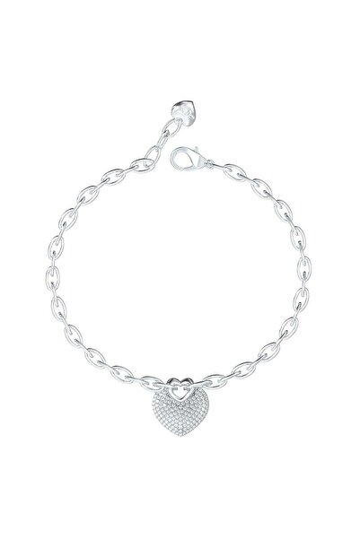 Guess JGUJUBB05214JWRHS سوار نسائي على شكل قلب