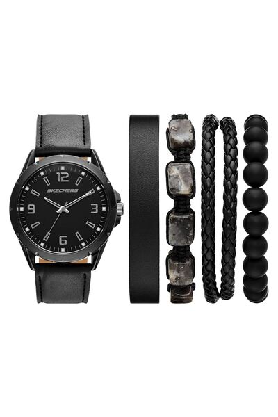 SKECHERS SR9118 Erkek Kol Saati ve Bileklik Seti