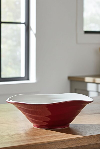 Külsan 18023.CWR - Duet 3'lü Çift Renkli Kase Seti 23 X 16 cm, Thermoset Melamin