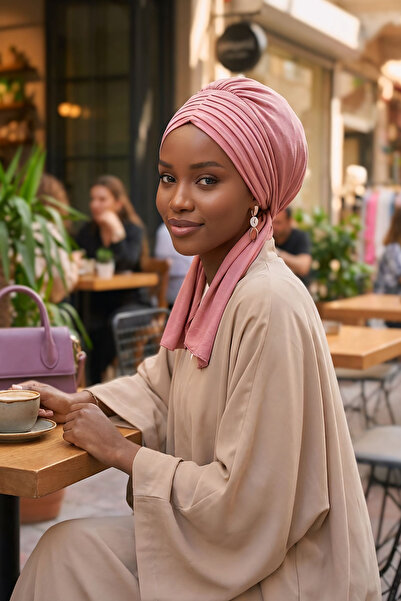 Aisha's Design Πλισέ καπέλο Aerobin, B-86A, Σκούρο ροζ