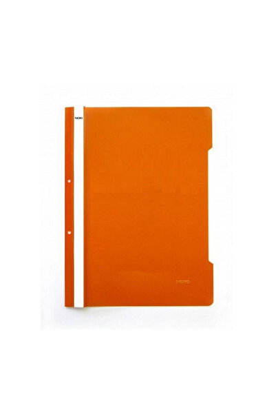 Noki A4 file with rail and perforations 50/set orange
