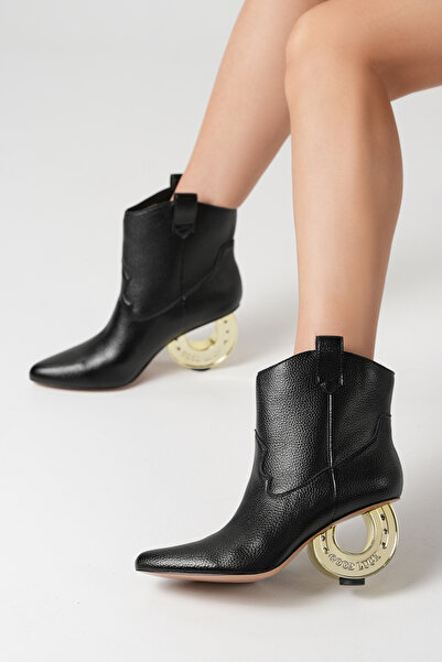 Katy Perry The Horshoee Kadın Siyah Şans Nalı Topuklu Bot