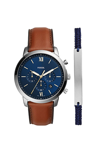 Fossil Ffs5708set men's set wristwatch and bracelet