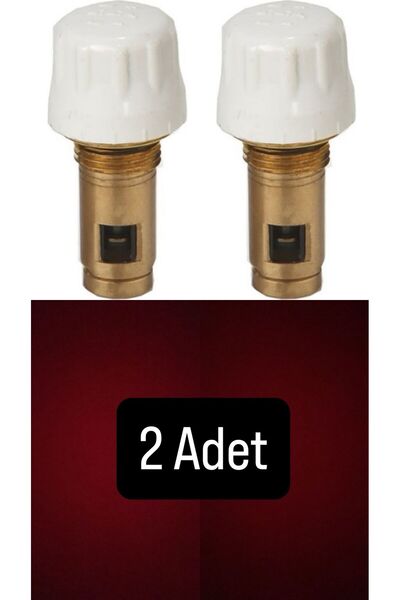 Eca CNK Termostatik Radyatör Petek Vanası Ventili 41.3mm 2'Lİ (Kompakt Tip Panel Radyatörler İçin)