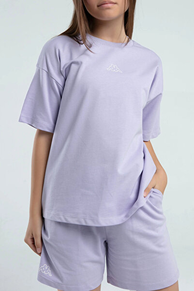Kappa Girl's purple shorts set