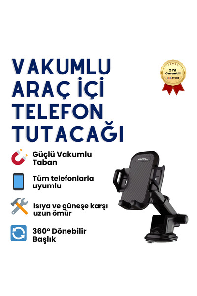 HZL حامل هاتف داخل السيارة، حامل ثابت بتفريغ الهواء، حامل مضاد للفقدان مع حام...